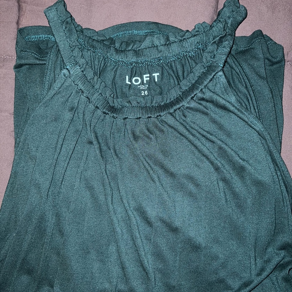NWT - LOFT plus size 26 green halter tank